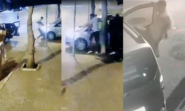 Oyuncak kalaşnikoflu gasp kamerada!